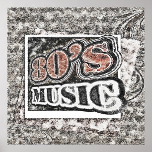 Vintage80-talmusik - affisch