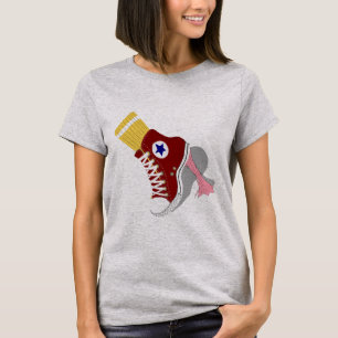 Vintage80-talstil skor T-skjortadesign T Shirt