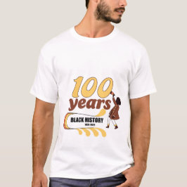 Vintage 100 Years Black History 1920-2026 Celebrat T Shirt