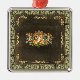 Vintage 114 julgransprydnad metall