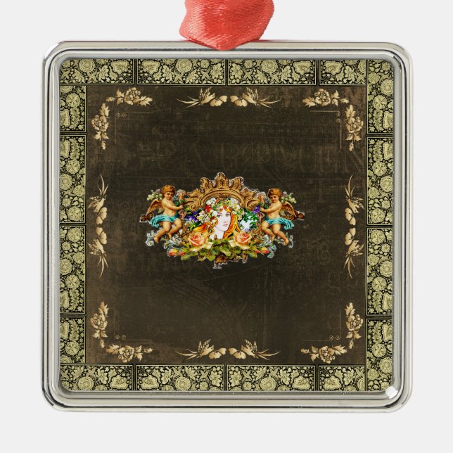 Vintage 114 julgransprydnad metall (Framsidan)