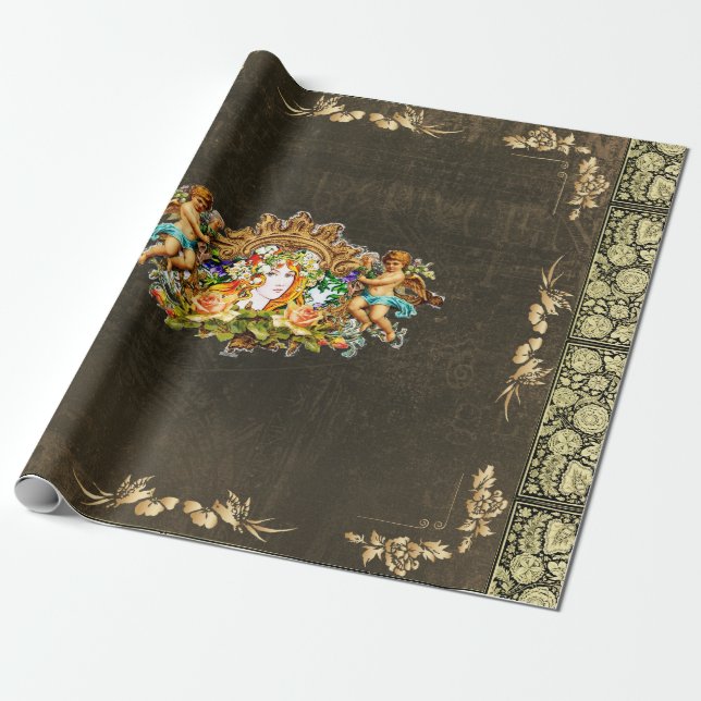 Vintage 114 presentpapper (Utrullad)