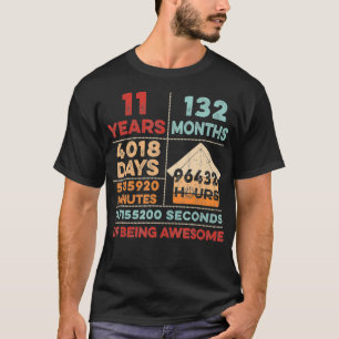 Vintage 11:e födelsedagen 11 år gammal som är F T Shirt