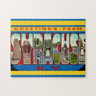Vintage 11x14 Syracuse NY  Pussel