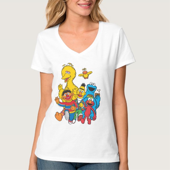 Vintage 123 Sesame Street 2 Tee (Framsida)