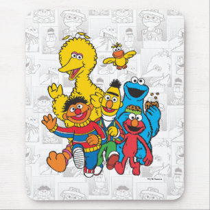 Vintage 123 Sesame Street Musmatta