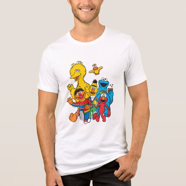 Vintage 123 Sesame Street T Shirt (Framsida)