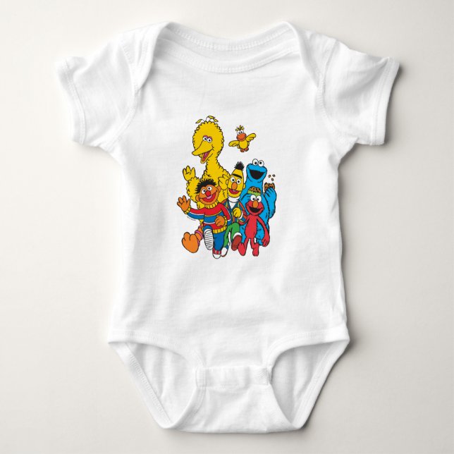 Vintage 123 Sesame Street T Shirt (Framsida)