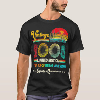 Vintage 13 år Gammal gåva 13 dagar officiellt A Q T Shirt