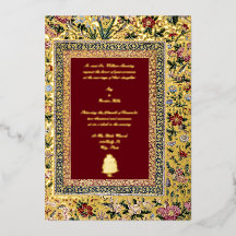 Vintage 1618 Elegant indiska fåglar & blomsterbröl