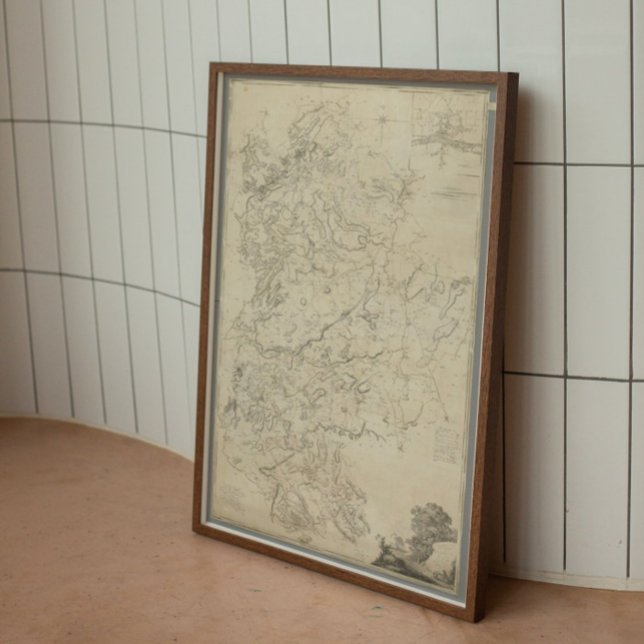 VINTAGE 1765 BEDFORDLANDET POSTER (Skapare uppladdad)