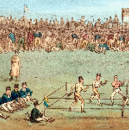 Vintage 1800s Bare Knuckle Boxing Poster