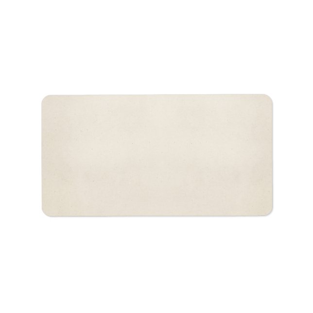 Vintage 1817 Papper styckemall tom Adressetikett (Framsidan)