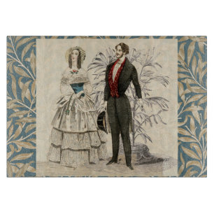 Vintage 1844 viktoriansk bröllopsillustration 