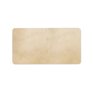 Vintage 1850 Papper styckemall tom Adressetikett