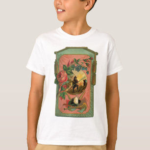 Vintage 1880's Fireman Firefighter Artwork Tee Shirt