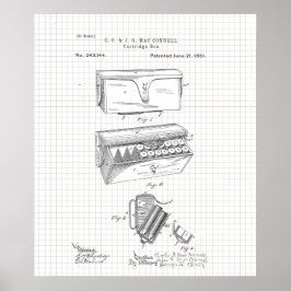 Vintage 1881 Ammopatron Poster