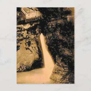 Vintage, 1890, Trummelbach Falls, Lauterbrunnen Vykort
