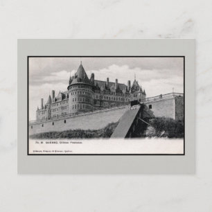Vintage 1890s Chateau Frontenac Quebec Montreal Vykort