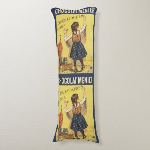 Vintage 1892 Chocolat Menier Fransk Flick Konst Kroppskudde