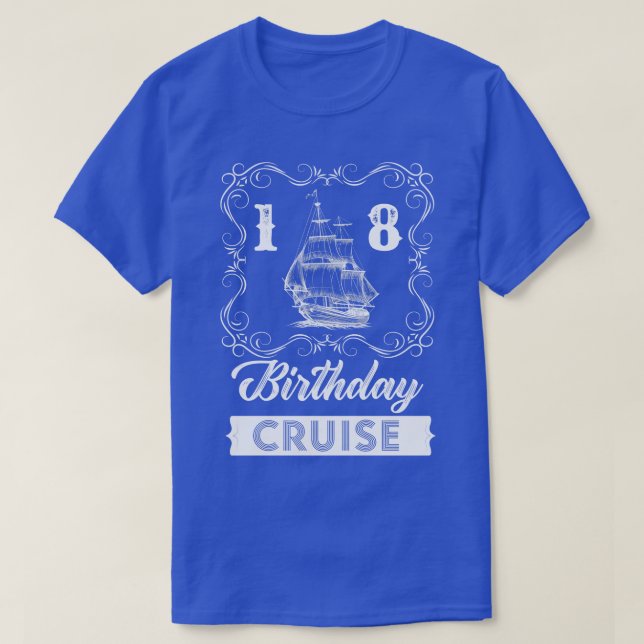 Vintage 18:e födelsedagshuset t shirt (Design framsida)