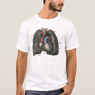 Vintage 1902 för människahjärtaanatomi t shirt