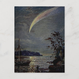 Vintage 1902 Komprimera eller taga stjärnillustrat Vykort