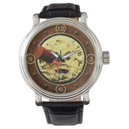 Vintage 1902 Steampunk Måne Ansikte Armbandsur