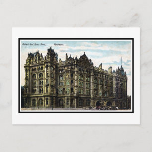 Vintage 1903 Edwardian Midland Hotel Manchester Vykort