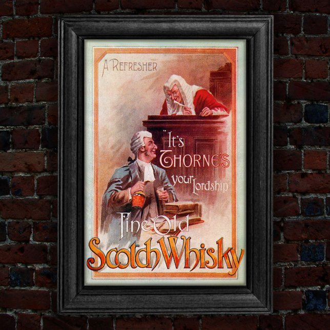 Vintage 1904 Scotch Whisky Advertisement Poster (Skapare uppladdad)