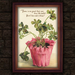 Vintage 1905 Poster i botaniska väggar