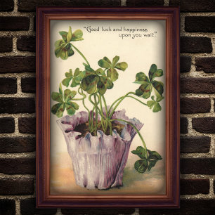 Vintage 1905 Poster i botaniska väggar