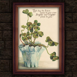 Vintage 1905 Poster i botaniska väggar