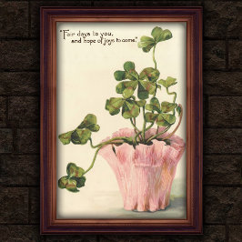 Vintage 1905 Poster i botaniska väggar