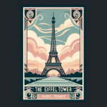 Vintage 1910 Paris Eiffel Torn Art Deco Poster<br><div class="desc">・ Den här fantastiska Art Deco-stil-poster har en vintage som skildrar Eiffel Torn. Den rena linjer och djärva designen firar elegansen i Paris och fångar den tidlösa skönheten i stadens arkitektur och charm. Perfekt för älskare i Paris, vintage resor art och återdiktare, detta biet kommer att tillföra Fransken en aning...</div>