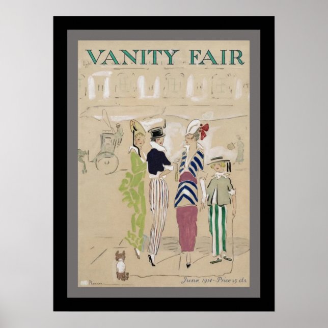 Vintage 1914, Vanity Fair Poster (Framsidan)