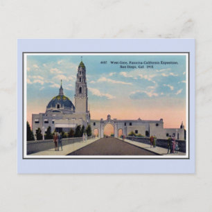 Vintage 1915 Panama California Expo San Diego 7 Vykort