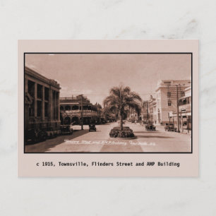 Vintage 1915 Townsville Queensland Vykort