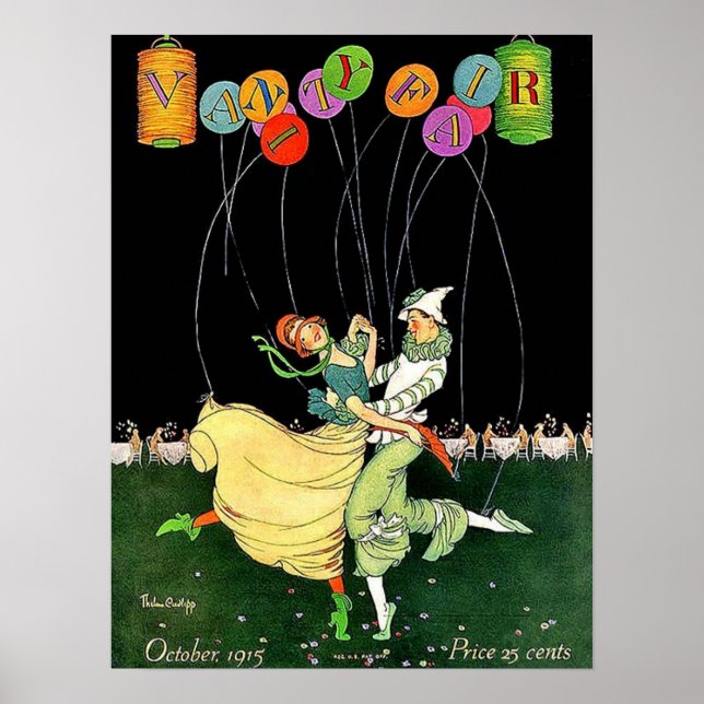 Vintage 1915, Vanity Fair Magazine Cover Poster (Framsidan)