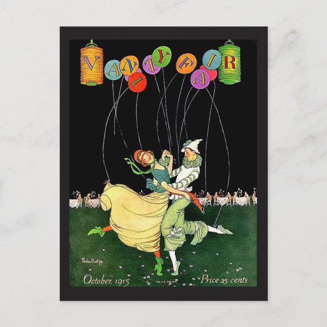Vintage 1915, Vanity Fair Magazine Cover Vykort (Framsida)