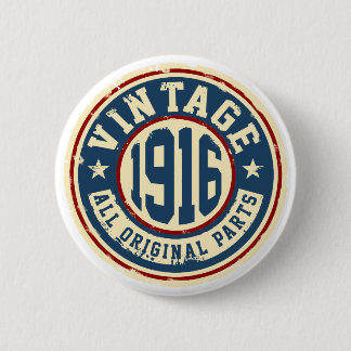 Vintage 1916 alla originaldelar knapp
