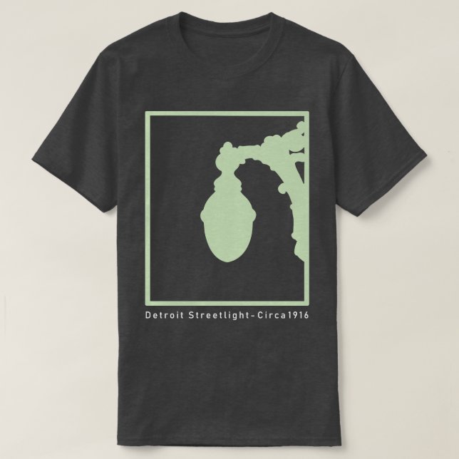 Vintage 1916 Streetlight T Shirt (Design framsida)