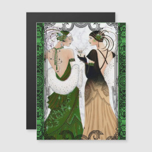 Vintage 1920-talet, jul Martini Flapper Dam