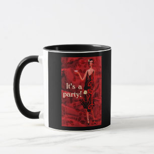 Vintage 1920-talet Party Mugg
