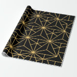 Vintage 1920s geometrisk konsthändelse presentpapper<br><div class="desc">Gå tillbaka till de kommande 20-årsåldern med den här vintage Art deco inspirerade till geometrisk omslagning pappert. Fullt anpassade om du vill byta färg i bakgrunden eller mönster.</div>