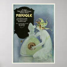 Vintage 1920's Print and Woman Frivole Parfym