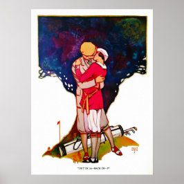 Vintage 1924 Golf-utskrift Poster