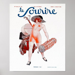 Vintage 1924 Golf-utskrift Poster