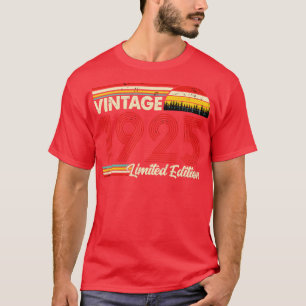 Vintage 1925 Birthday Shirt Begränsad Edition 1925 T