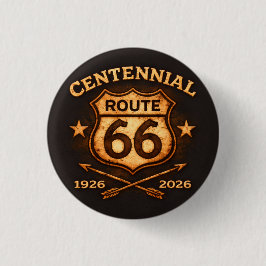 Vintage 1926 till 2026 Vägsouvenir Knapp